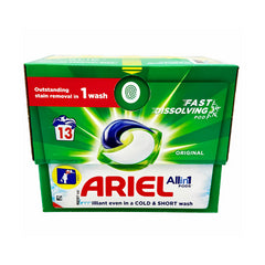 Ariel All In 1 Pods For Laundry Clothes Fabric Stain Remover Original 13W