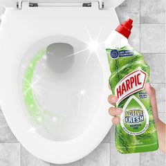 Harpic Active Fresh Toilet Gel Cleaner Lasting Fragrance Mountain Pine 750ml