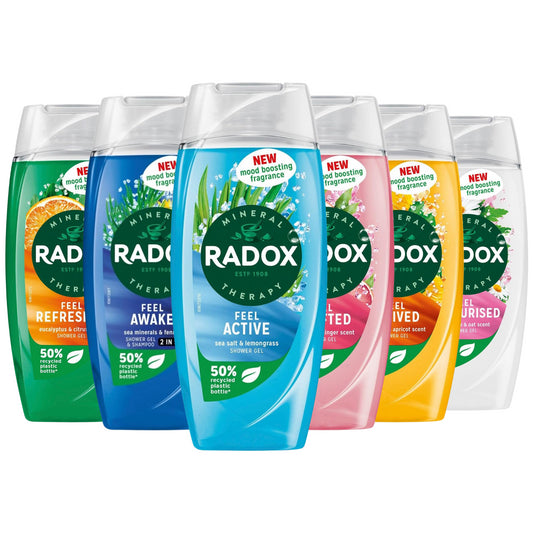 Radox Mineral Therapy Shower Gel with Mood Boosting Fragrance Bundle 225ml