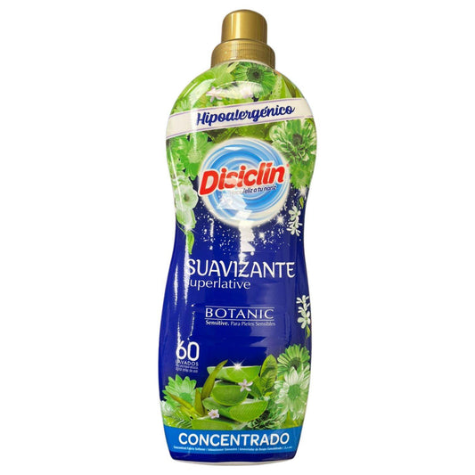 Disiclin Botanic Fabric Softener Long Lasting Concentrated Softness 60 Wash 1.2L