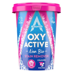 Astonish Oxy Active Non-Bio Stain Remover Colour Whites Laundry Booster 28W 625G
