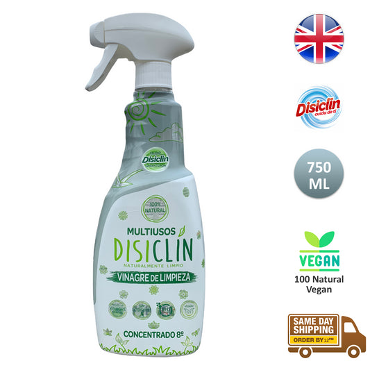 Disiclin White Vinegar Spray Concentrated Surface Cleaner Dirt Remover 750ml