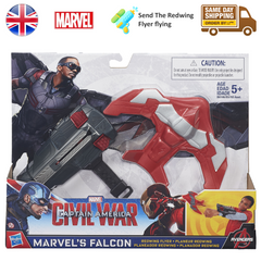 Marvel Civil War Falcon Iron Man Machine Gauntlet Nerf Blaster Avengers