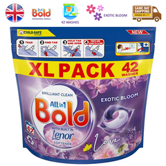 Bold All In 1 Washing Detergent Pods Exotic Bloom Laundry Detergent 42 Washes