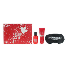 Dsquared2 Red Wood 3 Piece Gift Set