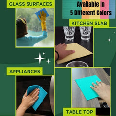Bettina Sponge Wipes Super Absorbent All Your Spills 3pc Streak-Free Cleaning