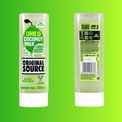 Original Source Body Shower Milk Gel Lime Coconut Milk Fresh Natural Scent 250ml