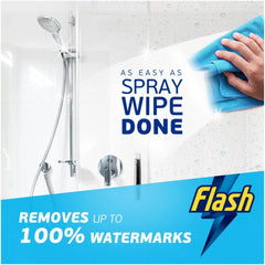 Flash Spray Wipe Done Alpine Fresh Shower Bathroom Surfaces Removes Water Marks