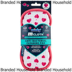 Minky Cleaning Pad Anti-Bacterial Loveheart