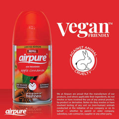 Airpure Air Freshener Refill Home Room Fragrance Spray Apple Cinnamon 250ml