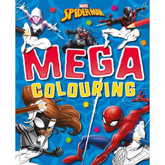 Marvel Spider Man Mega Colouring Book Favourite Characters For Kids Boys Girls