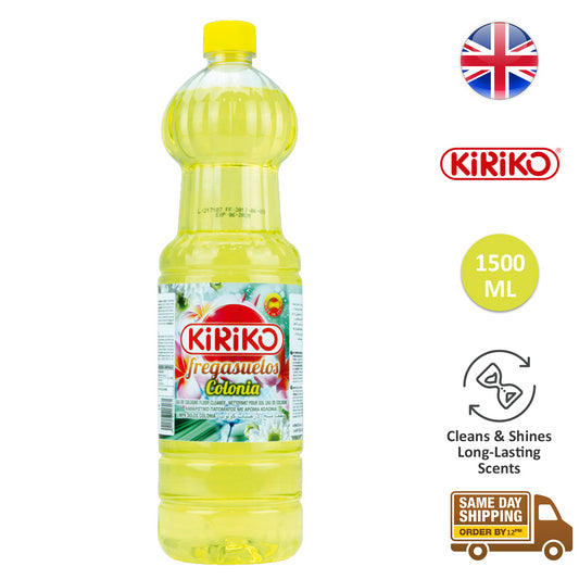 Kiriko Floor Cleaner Liquid Cleans Multi Surfaces Dirt Colonia 1.5L