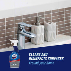 Domestos Multipurpose Bleach Spray Toilet Surface Cleaner Stain Remover 750ml
