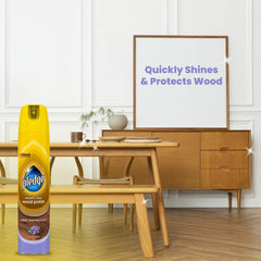 Pledge Lavender Wood Polish Spray Protect Furniture Shine Surface 250ml