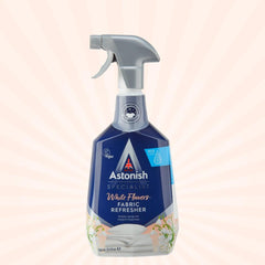 Astonish Fabric Refresher Spray Freshening Clothes White Flowers Scent 750ml