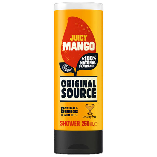 Original Source Body Shower Gel Mango Natural Fragrance Scent 250ml