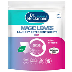 Dr Beckmann Magic Leaves Bio Laundry Detergent 25 Sheets Clothes Fresh Blossom