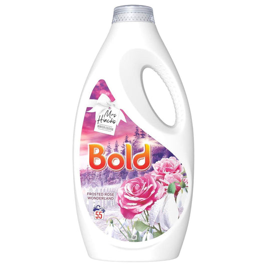 Bold Laundry Detergent Fabric Frosted Rose Wonderland Liquid Washing Clothes 55W