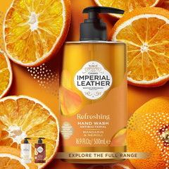 Imperial Leather Hand Wash Anti Bacterial Refreshing Mandarin & Neroli 500ml