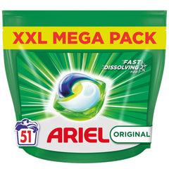 Ariel All In 1 Pods Original Washing Tablets Capsules Laundry Detergent 51 Wash
