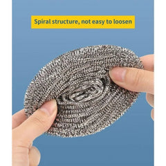 Super Bright Stainless Steel Scourers 6Pk Dirt Cleaner Stain Remover