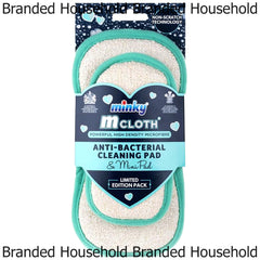 Minky Anti-Bacterial & Mini Pad For Powerful Cleaning Washing Multi Surface