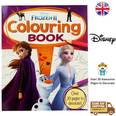 Disney Frozen Ii Colouring Book Favourite Characters For Kids Children Boys Girl