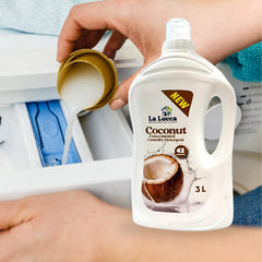 La Lucca Concentrated Laundry Detergent Liquid Coconut Scent 42 Washes 3L