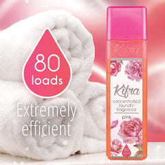 Kifra Pink Concentrated Laundry Rinse Fragrance Gentle Cloth 80W 200ml