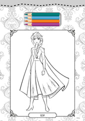 Disney Frozen Tear Off Colouring Book Favourite Characters For Kids Boys Girls