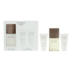 Issey Miyake L'eau D'issey Pour Homme Vetiver 3 Piece Gift Set