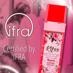 Kifra Roses Concentrated Laundry Rinse Fragrance Gentle Cloth 80W 200ml