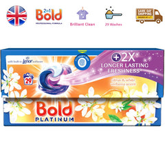 Bold All In 1 Pods Laundry Detergent Tablet For Washing Citrus White Verbena 29W
