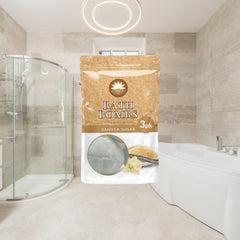 Elysium Spa Bath Bombs 3Pk Vanilla Sugar Scent For Body Relaxing