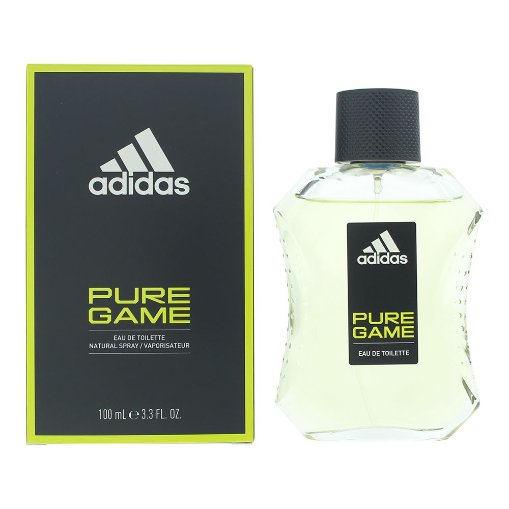 Adidas Pure Game Eau de Toilette 100ml Mens Fragrance Spray