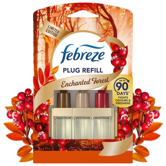 Febreze 3Volution Refill Air Freshener Odor Elimination Enchanted Forest Scen