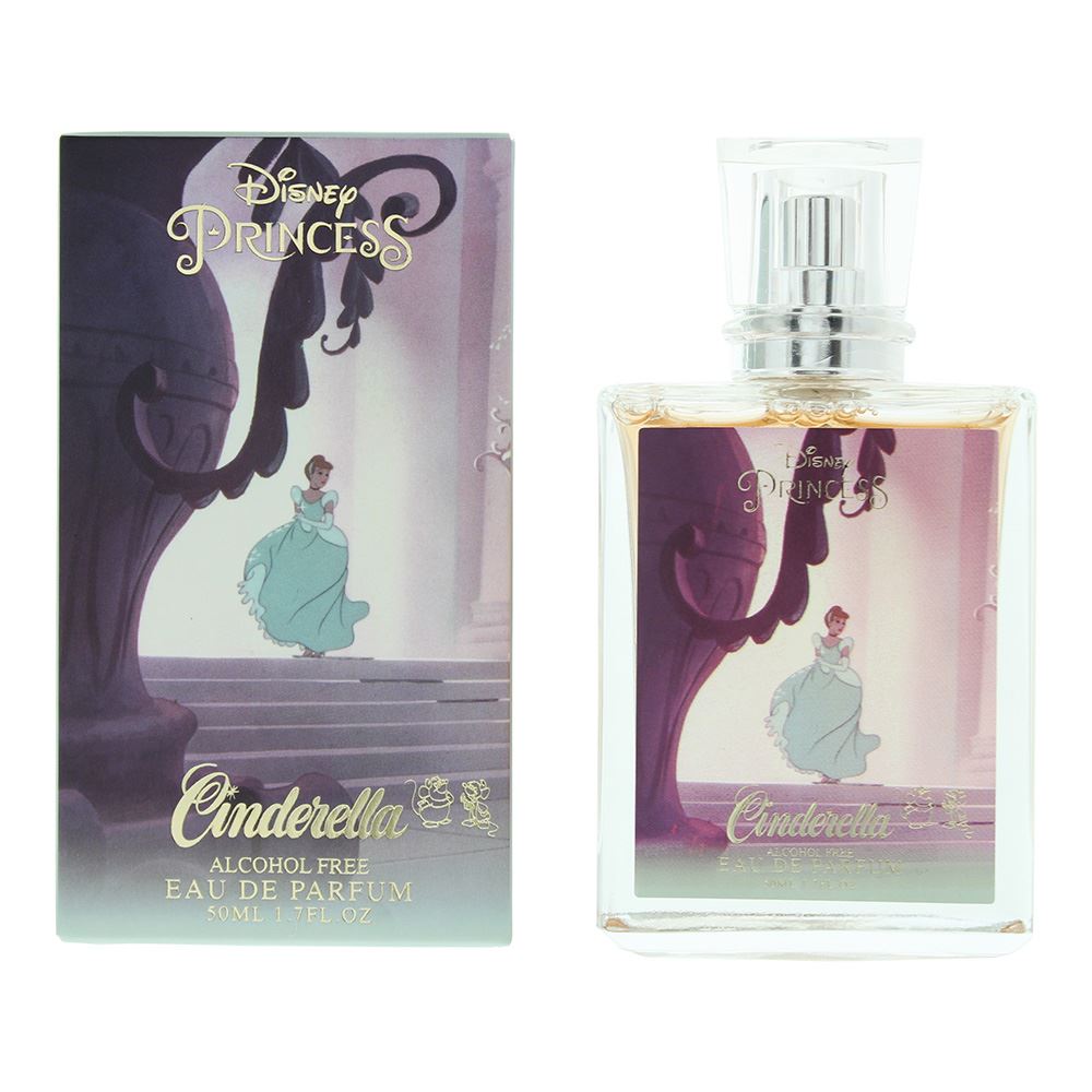 Disney Princess Cinderella Alcohol Free Eau de Parfum 50ml Kids Fragrance Spray
