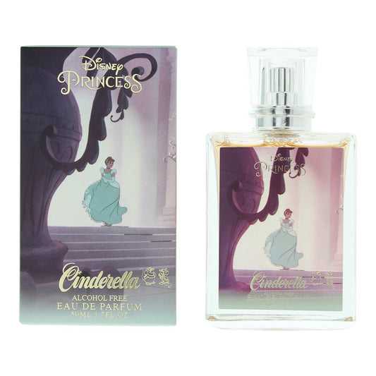 Disney Princess Cinderella Alcohol Free Eau de Parfum 50ml Kids Fragrance Spray
