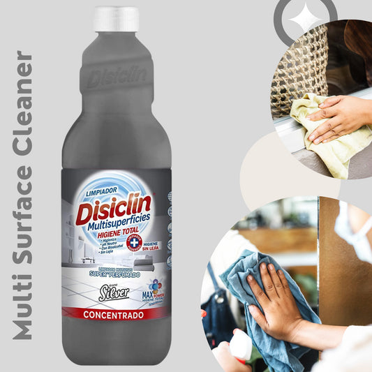 Disiclin Multisurface Floor Cleaner Laundry Fabric Softener Perfumer Bundle Set