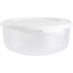 Wilko Round Food Storage Container Clear Plastic Picnic Lunch Box With Lid 3Pk