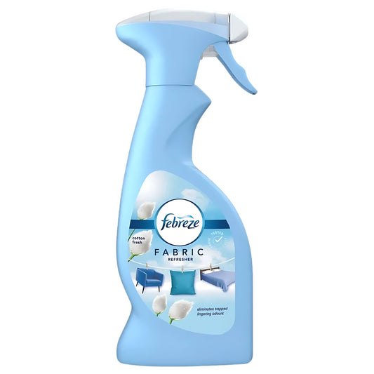 Febreze Fabric Refresher Cotton Fresh Spray 375ml Freshly Washed Fabric Surface