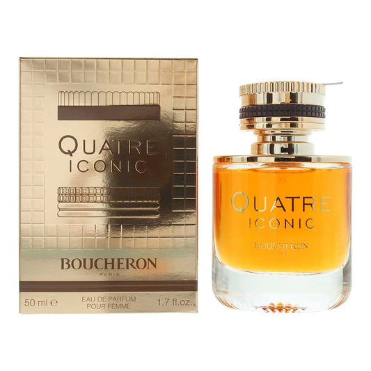 Boucheron Quatre Iconic Eau de Parfum 50ml Womens Fragrance Spray