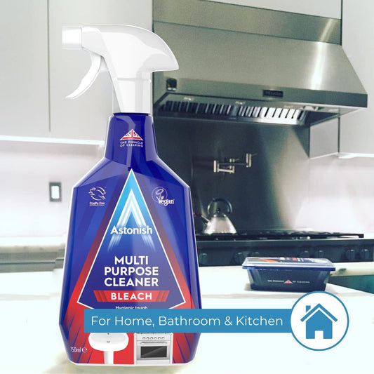 Astonish Multi Purpose Cleaner Bleach Spray 750ml For Kitchen Bathroom Cleaning