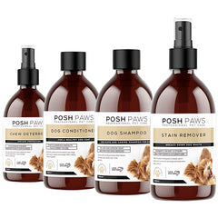 Posh Paws Professional Pet Dog Care Kit 5Pcs Shampoo Conditioner