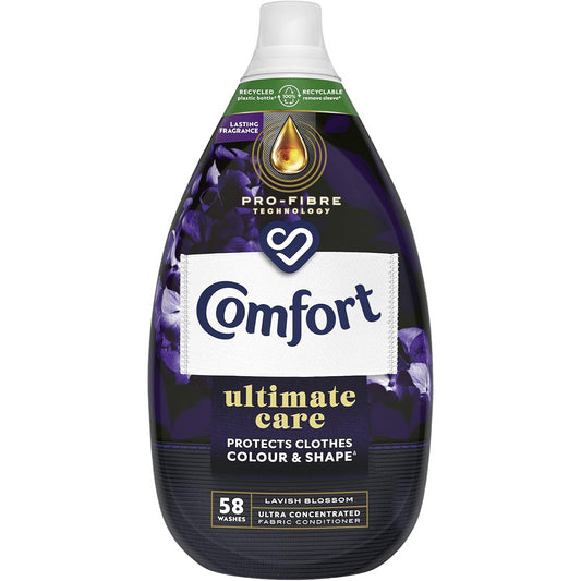 Comfort Concentrated Lavish Blossom Fragrance Fabric Conditioner 58 Washes 870ml