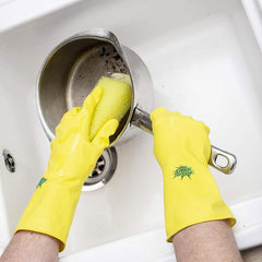 Elbow Grease Household Rubber Gloves Large Strong Non Slip Durable Washing Up