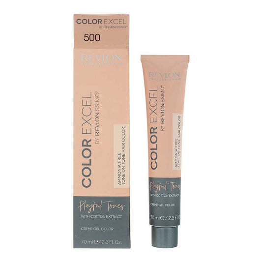 Revlon Color Excel Playful Tones 500 Creme Gel Color for Womens 70ml