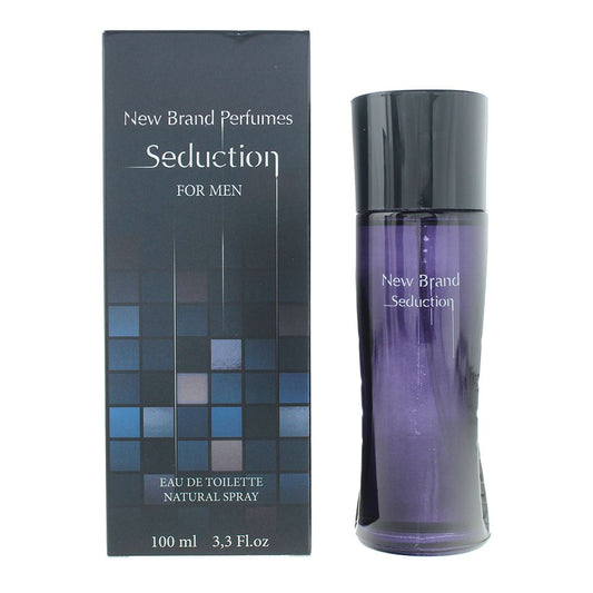 New Brand Seduction For Men Eau de Toilette 100ml Mens Fragrance Spray