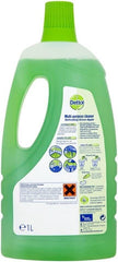 Dettol Clean Fresh Multipurpose Cleaner Anti Bacterial Refreshing Green Apple 1L