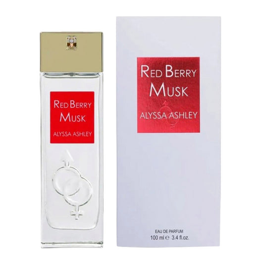Alyssa Ashley Red Berry Musk Eau de Parfum 100ml Unisex Fragrance Spray